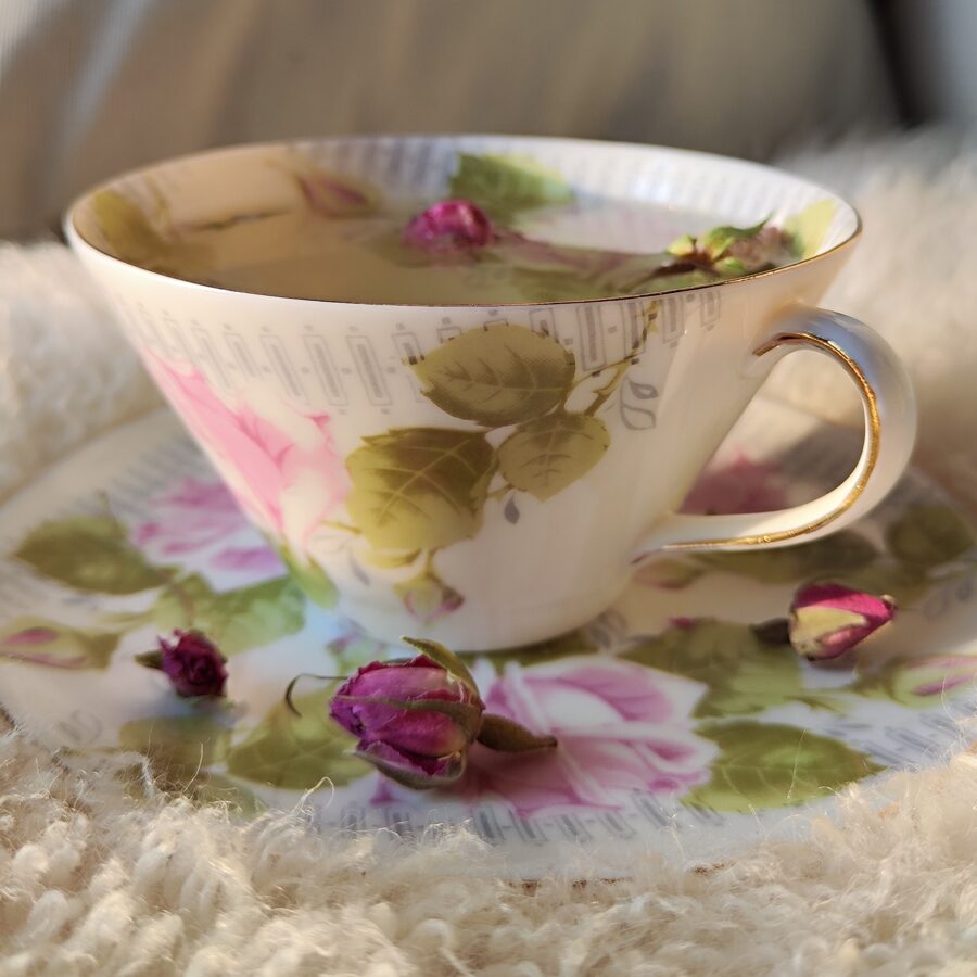 Tējas tase ar rozēm 240ml