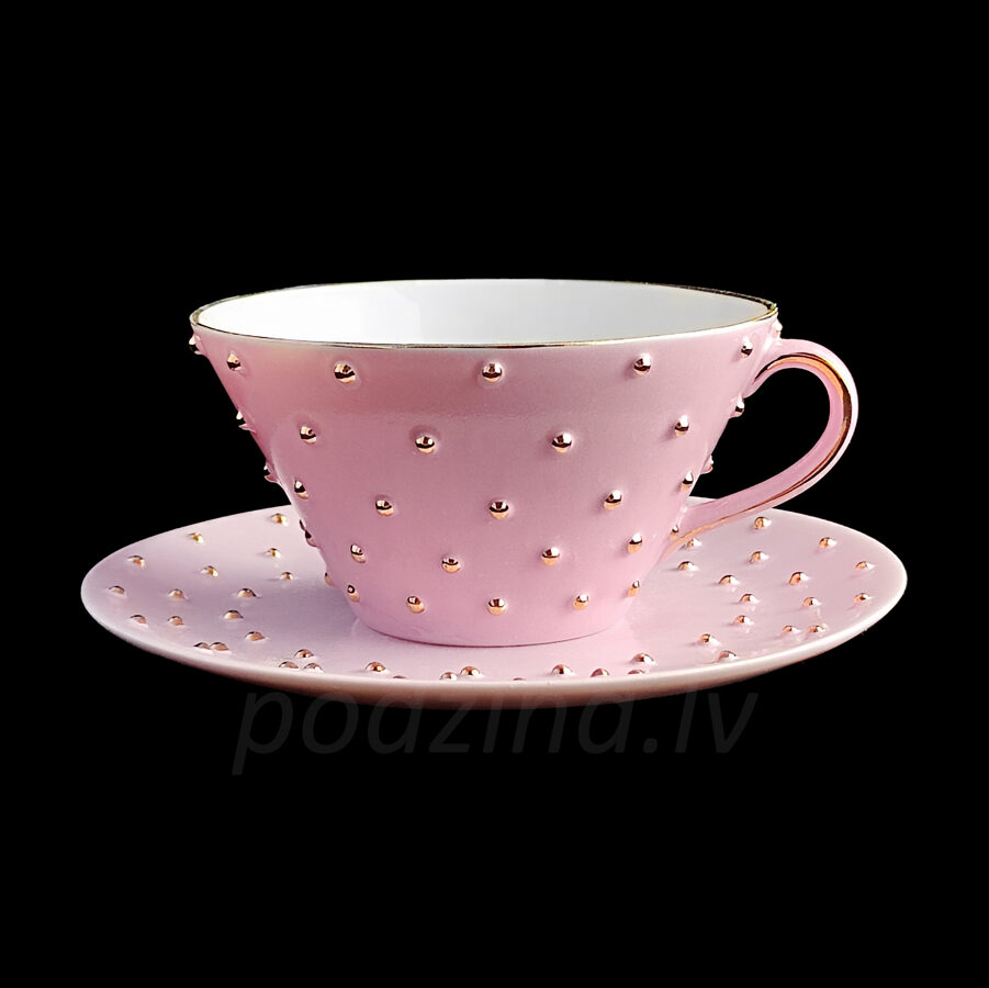 Tējas tase 250ml gaiši rozā 