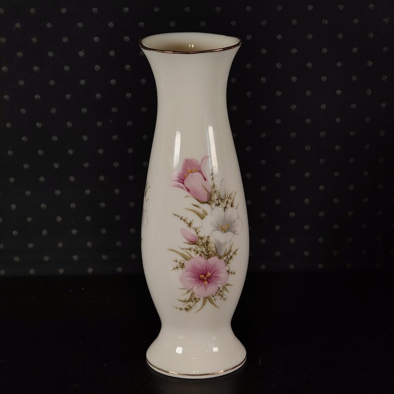 Vāzīte 19 cm ar rozā zvaniņiem