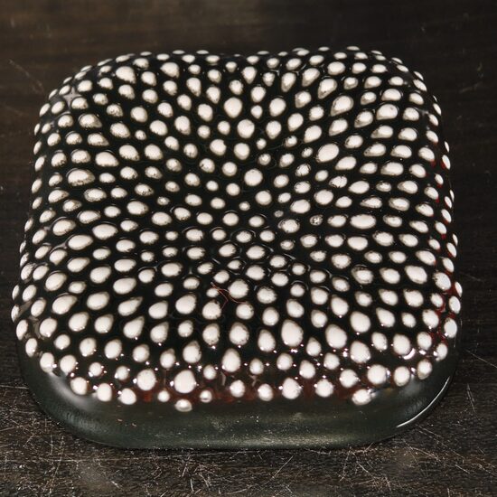 Ziepju trauks melns birbuļains 10x10cm