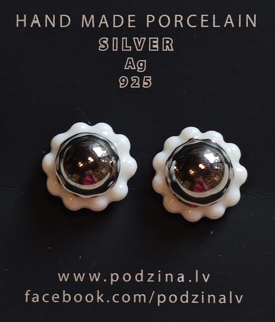 Klipši baltas kumelītes platīna