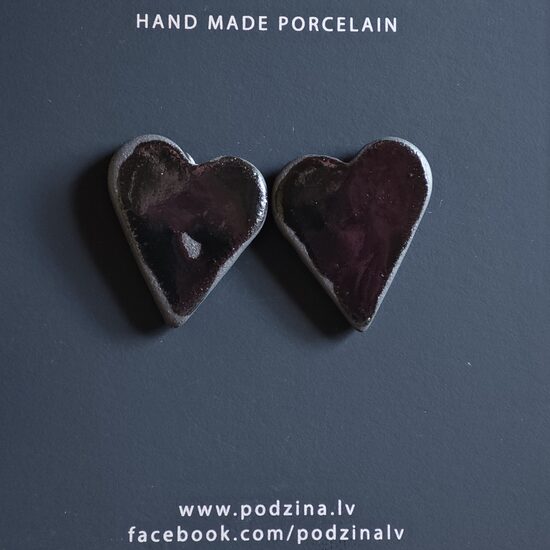 Auskari melnas sirsniņas 