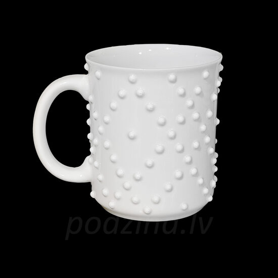 Baltā porcelāna krūze 300ml