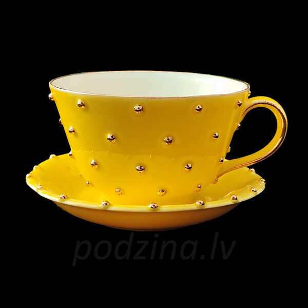 Kafijas tase 180ml dzeltena