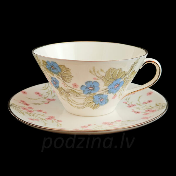 Blue flowers tea cup, 240ml