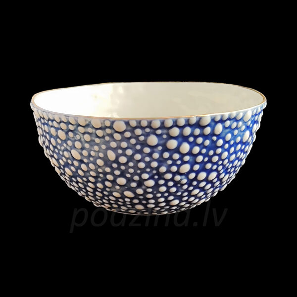 Burbuļbļoda kobaltzila 14 cm diametrā