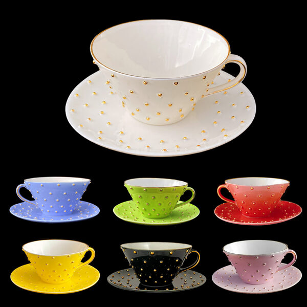 Tea cups 250ml, color variants